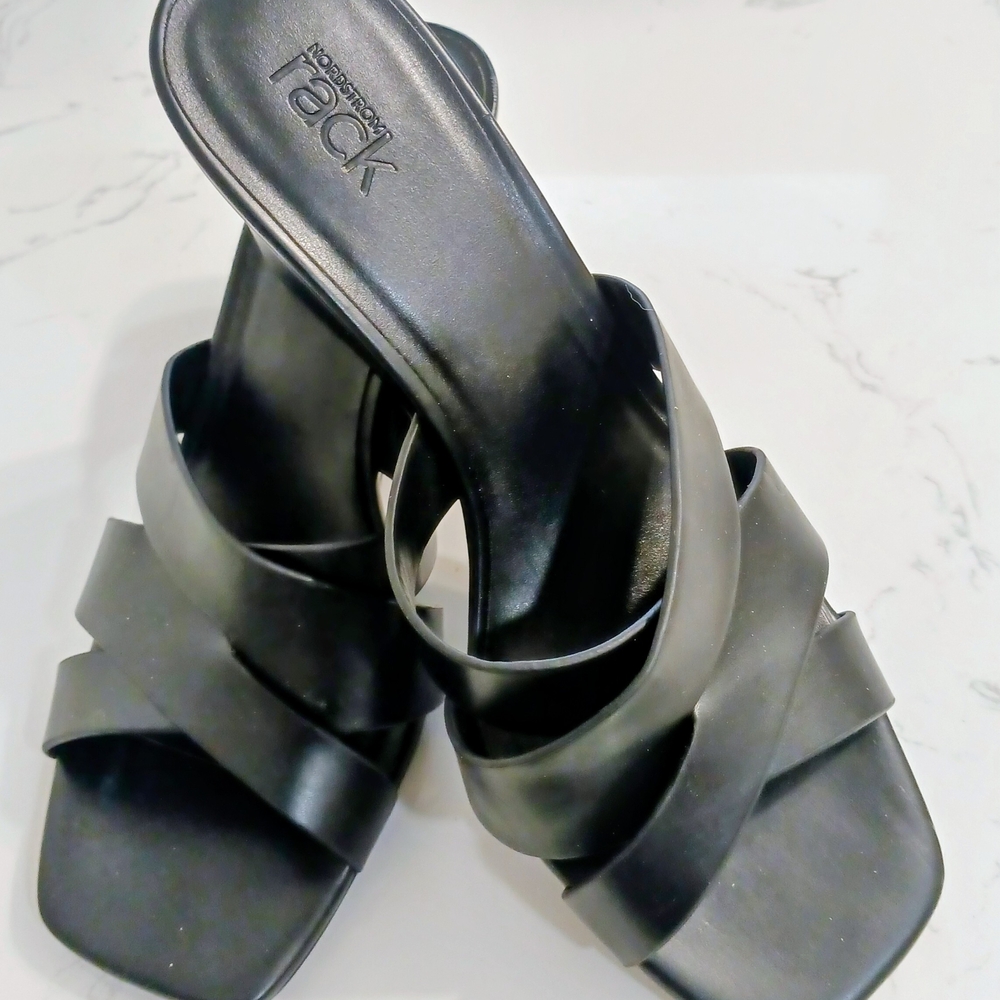Nordstrom Black Strappy Sandals